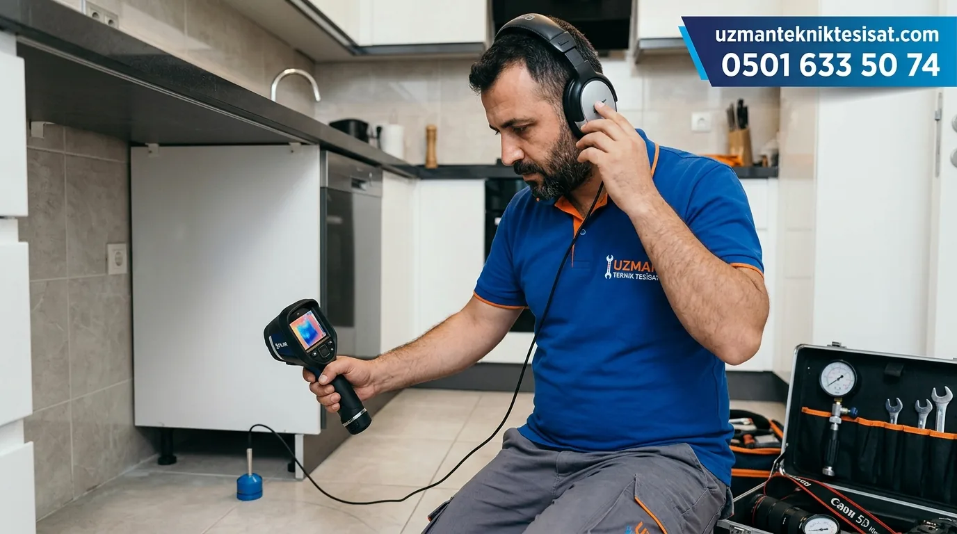 Kırmadan Su Kaçağı Tespiti - Uzman Teknik Tesisat
